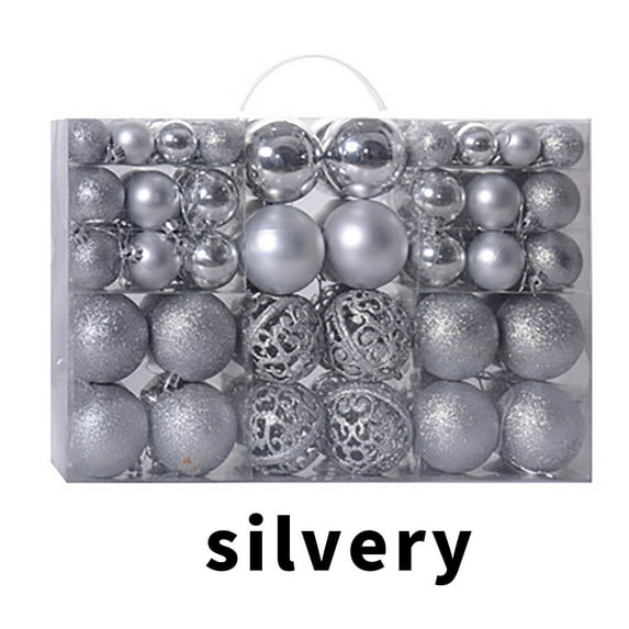 Christmas JoyMoreHome 100Pcs Christmas Balls Ornaments for Xmas Tree,Shatterproof Christmas Tree Decorations Hanging Balls for Christmas Tree Holiday Party Supplies