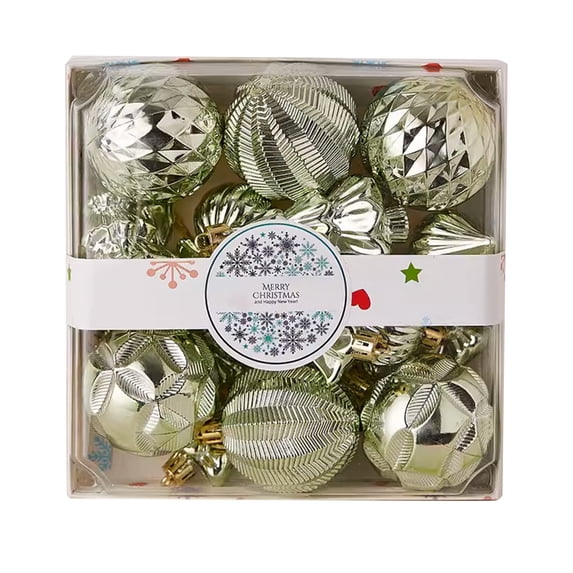 Christmas JoyMoreHome 18Pcs Christmas Balls Ornaments for Xmas Tree,Shatterproof Christmas Tree Decorations Hanging Balls for Christmas Tree Holiday Party Supplies