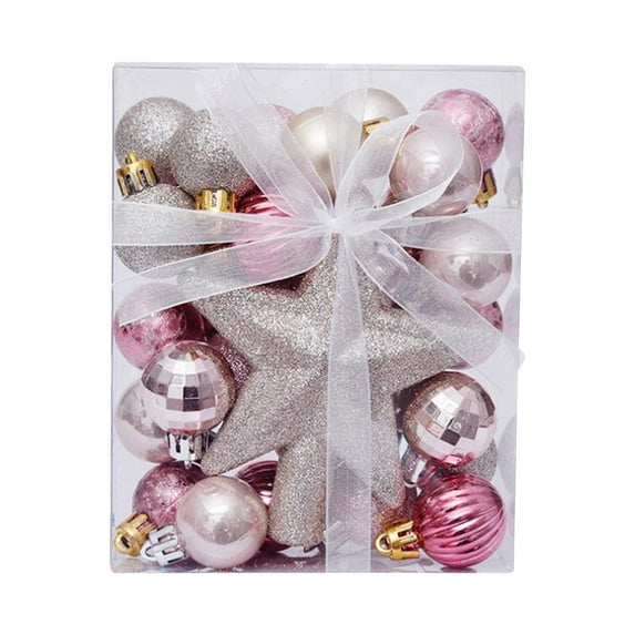 Christmas JoyMoreHome 30Pcs Christmas Balls Ornaments for Xmas Tree,1.18" Shatterproof Christmas Tree Decorations Hanging Balls for Christmas Tree Holiday Party Supplies