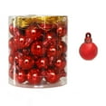 thumbnail image 1 of Christmas JoyMoreHome 40Pcs Christmas Balls Ornaments for Xmas Tree,0.59" Shatterproof Christmas Tree Decorations Hanging Balls for Christmas Tree Holiday Party Supplies, 1 of 3