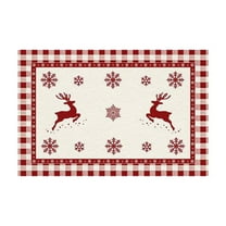 Christmas JoyMoreHome Merry Christmas Door Mat Outdoor Welcome Mats for Front Door,15.7"x23.6" Christmas Doormat Non-Slip Holiday Christmas Decorative Doormat for Party Christmas Decoration