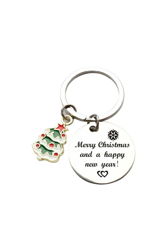Christmas JoyMoreHome Personalized Keychain Pendant Christmas Ornament Hanging Pendant Ornaments 2024 Xmas Tree Decoration Unique Christmas Gift Party Supplies