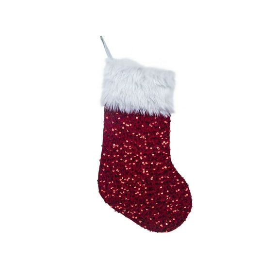 Christmas Large Christmas Stockings Sequins Hanging Stocking Christmas Party Favors,Christmas Gift Bag for Holiday Fireplace Wall Xmas Tree Party Supplies
