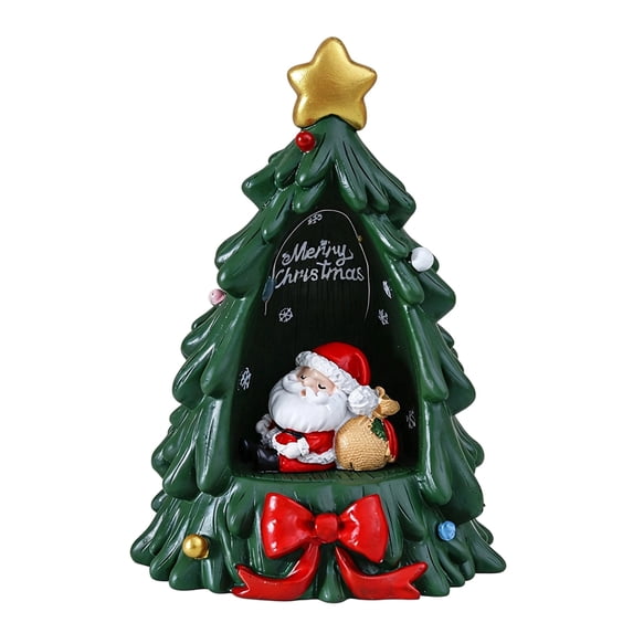 Led House Christmas Christmas Clearance! Lighted Christmas Tree Tabletop Decoration Resin ...