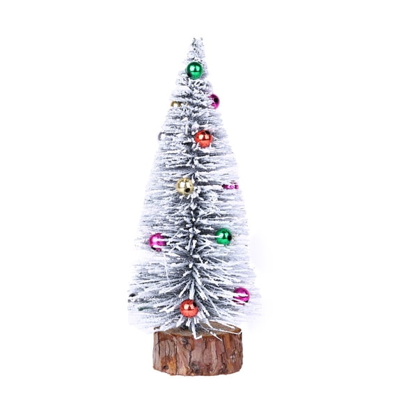 Mini Christmas Tree Mini Snow Frost Trees Small Christmas Tree Little Christmas Tree Tiny Christmas Tree Mini Holiday Tree Mini Xmas Tree Desk Party Decor Resin Dark Green
