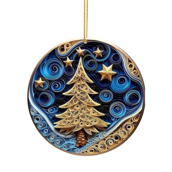Christmas Nativity Scene Ornaments Christmas Hanging Decor for Trees,Keepsake The Birth of Jesus Decor Religious Gift for Family Friends etc