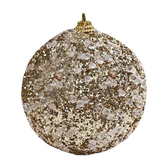PRETXORVE Christmas Balls, Christmas Tree Decoration Hanging Irregular Ball Pendant Home Xmas Party Supplies Black Balls Drop Ornaments