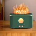 thumbnail image 1 of Christmas Clearance! QLEICOM Flame Humidifier Essential Oil Diffuser, 250ml Small Cool Mist Humidifiers Aromatherapy Diffuser, 7 Colors, Auto Shut-off, for Home Office Bedroom Nursery Indoor Gift, 1 of 10