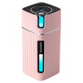 thumbnail image 1 of QLEICOM Humidifiers for Bedroom, 400ml Portable Small Cool Mist Humidifiers, with 7 Colors LED Light, Quiet Humidifiers for Home Office Car Bedroom Nursery Indoor (Pink), 1 of 8