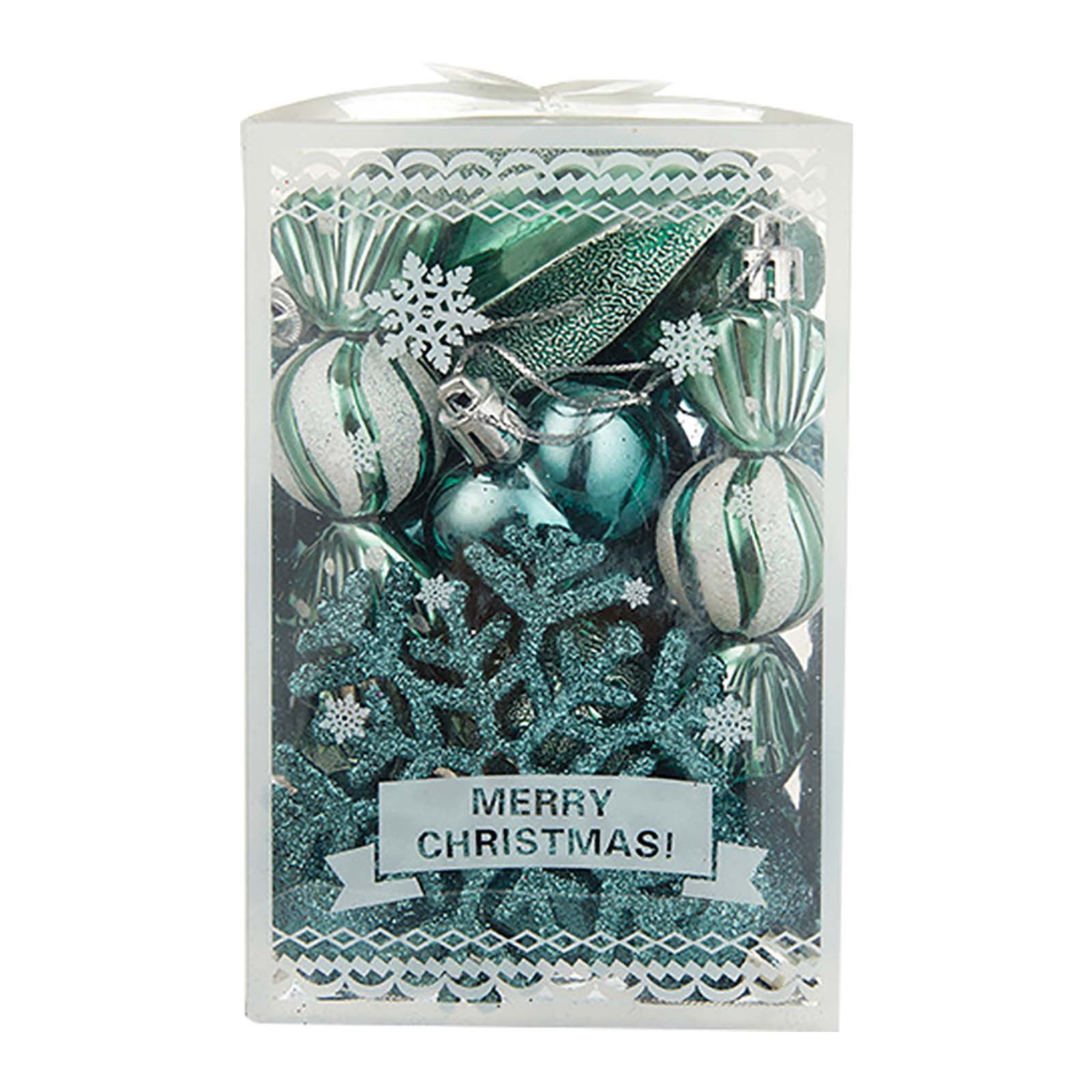 Christmas Clearance Sale,26pcs Christmas Tree Decorations,Powder Coated ...