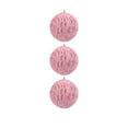 thumbnail image 1 of 3pcs Christmas Ornaments,Glitter Christmas Balls Bauble,Plastic Shatterproof Home Decoration for Christmas Tree Thanksgiving Wedding Party Birthday Decor,3.14 in,Pink, 1 of 6