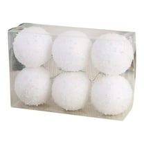 Christmas Decorations Indoor,Exquisite Christmas Balls Set,Venue Painting for Christmas Tree Thanksgiving Party Decoration,Gift Box,White