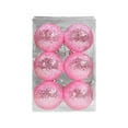 thumbnail image 1 of Christmas Decorations Indoor,Plastic Christmas Balls,Painted Hangings Decorations for Christmas Tree Thanksgiving Party Decoration Gift,2.36IN,6PCS,Hot Pink, 1 of 6