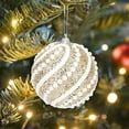 thumbnail image 1 of Christmas Clearance Sale,Christmas Decorations Indoor,Velvet Christmas Tree Balls Dipped in Powder,Holiday Decor,Hanging Ornament for Thanksgiving Birthday Party Window Decor.3.15IN,Gold, 1 of 7