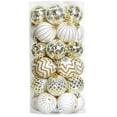 thumbnail image 1 of Christmas Gifts for Women,Christmas Balls, Hanging Decoration with Shatterproof for Christmas Tree Thanksgiving Party Decor,Scene Arrangement,3.15in,30pcs,Gold, 1 of 9