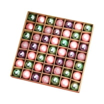 Christmas Ornaments,Christmas Balls,Painted Hangings Decorations,Hoiday Decor for Christmas Tree Thanksgiving Party Decoration,12PCS,Pink Purple Green