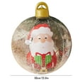 thumbnail image 1 of Hanging Christmas Decorations Indoor,Inflatable Christmas Balls,Ambience Balls Patio Ornament for Christmas Tree Thanksgiving Party,24in,C, 1 of 3