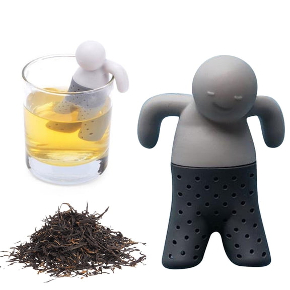 Christmas Clearance Sale, Hilingoto Grey Reusable Silicone Tea Maker, Genuine . Tea Resuable Silicone Tea Infuser Gray Fun Gift For Tea Lovers Clever Kitchen Gadget