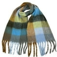 thumbnail image 1 of Joau Women's Plaid Blanket Scarf Chunky Oversized Fall Winter Scarf Cold Weather Soft Warm Thick Large Scarves Long Shawl Wraps Ladies Gifts, 1 of 2