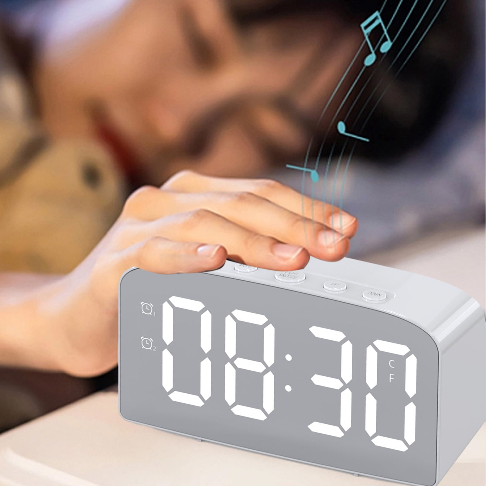 Christmas Clearance Sales! SRUILUO Digital Clock Large Display, Led