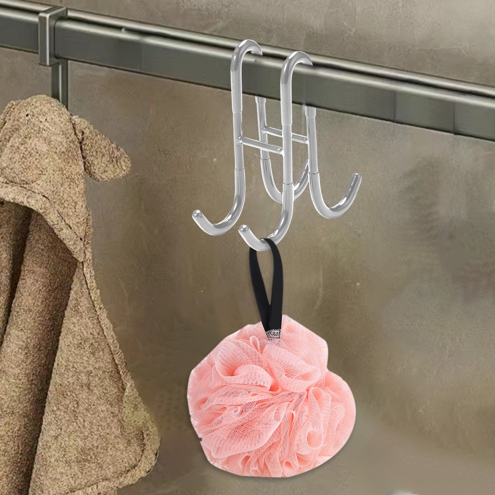 Christmas Clearance Stainless Steel Double-sided Hooks Hooks Behind ...