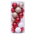 thumbnail image 1 of Christmas Clearance! SuoKom Christmas Balls, 24Pcs 1.57 Inch Multicolor Christmas Balls Hanging Ornaments Shatterproof Delicate Baubles Set, for Home Holiday Party Xmas Tree Decoration Gifts, 1 of 9