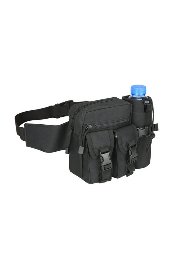 Christmas Clearance! Dvkptbk Multi Functional Waist Pack, Single Shoulder Hip Belt Bag Fanny Packs Water Resistant Waist Bag Pouch Hiking Climbing Outdoor Bumbag with Water Bottle Pocket