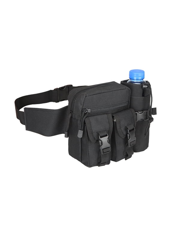 Christmas Clearance! Dvkptbk Multi Functional Waist Pack, Single Shoulder Hip Belt Bag Fanny Packs Water Resistant Waist Bag Pouch Hiking Climbing Outdoor Bumbag with Water Bottle Pocket