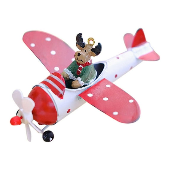 Christmas Toys for Kids Christmas Metal Ornaments,Christmas Tree Decorations Red Christmas Ornaments for Xmas Tree Outdoor Christmas Decorations