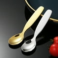thumbnail image 1 of Tpzfurit 304 Stainless Steel Baby Feeding Spoon - Durable, Safe & Easy-to-Clean Mini Utensil for Toddlers - Thickened Design with Rounded Edges for Gentle Feeding Experience - Ide, 1 of 5