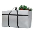 thumbnail image 1 of Christmas Clearance Tpzfurit Christmas Tree Storage Bag with Heavy-Duty Tear-Resistant Oxford Cloth and PVC, Double Zipper for Easy Handling and Protection, Large Capacity 21 L x 14 W x 6.5 H, Fits A, 1 of 3