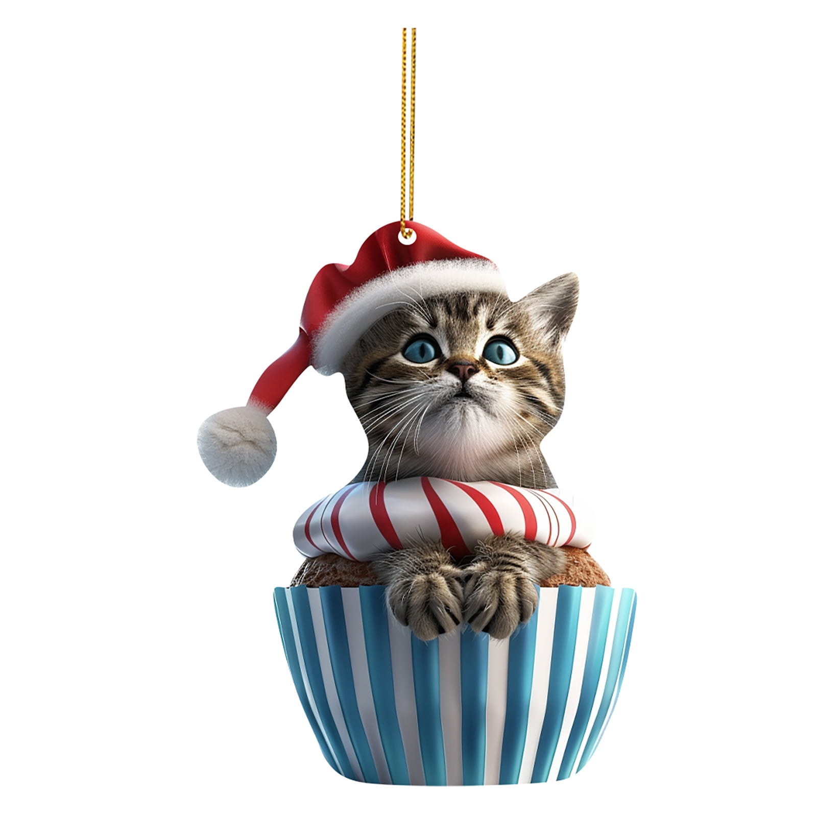 Christmas Clearance Under 5.00 Cute Christmas Cat Christmas Decoration