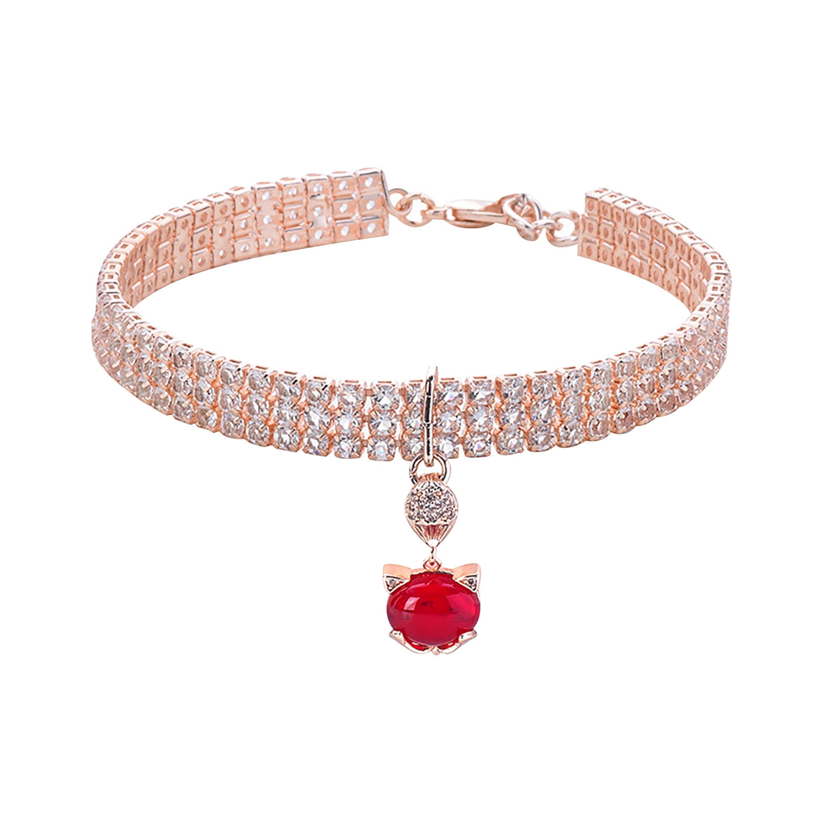 Christmas Clearance Under 5.00 Gold Chain Dog Collar Dog Necklace