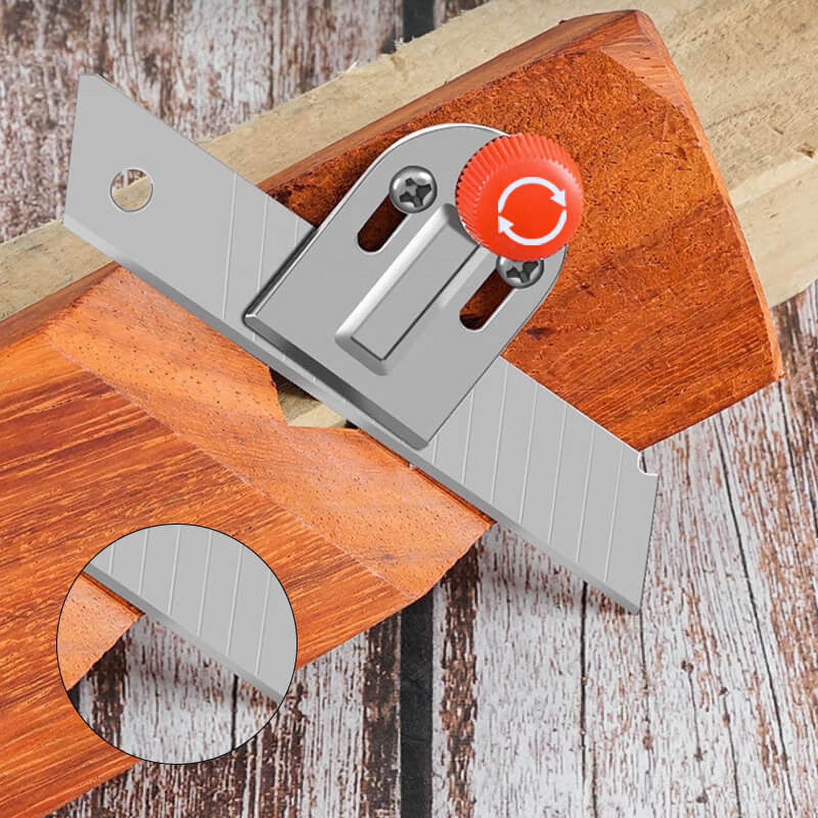 Christmas Clearance! VWRXBZ Beech Wood Chamfering Plane, Vshaped