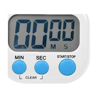 ThermoPro TM01W Kitchen Timer with Count Up and Countdown Timers for  Cooking, Classroom, Exercise with LCD Screen Touch Backlight in White