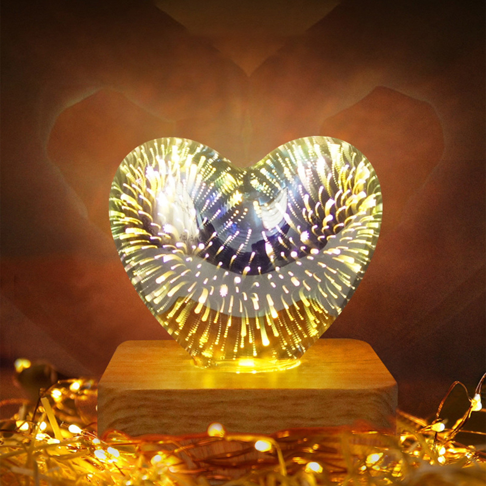 Christmas Clearance! VWRXBZ LED Christmas Night Lights Christmas Day Romantic Small Table Lamp