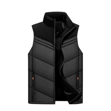 Christmas Clearance! ZVNAΖH Sports Puffer Vest Jacket for Men Full Zip Windproof Sleeveless Jacket for Travel Hiking Running Golf