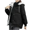 thumbnail image 1 of Christmas Clearance! ZVNAΖH Women Puffer Coat with Hood Zip Up Quilted Jacket Winter Parka Jacket Warm Cardigan Jacket Casual Padded Jacket, 1 of 7