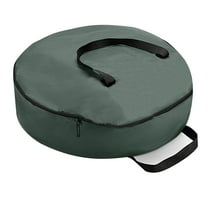 Christmas Wreath Storage Bag 24" - Handles Made Of Durable 600D Oxford Polyester Material Storage Bag Extra Large 24" Holiday Wreaths Container (Red)