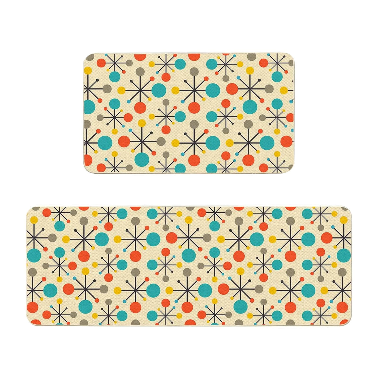 Christmas Clearenace! Easter Festival Kitchen Rugs And Mats Set Of 2