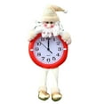 Christmas Clock Bedside Pendant Creative Small Gift Clock Ornaments