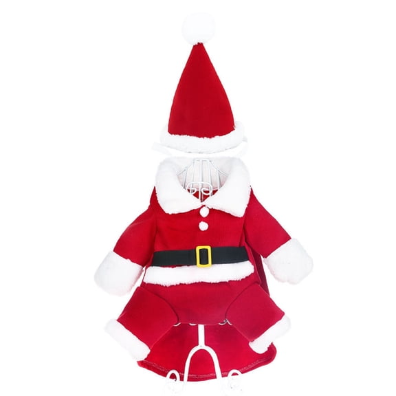 Christmas Clothes For Dogs Cats New Year Santa Claus Costume Puppy Cosplay Clothing Funny Pet Dress Up Suit Holiday Party Outfit