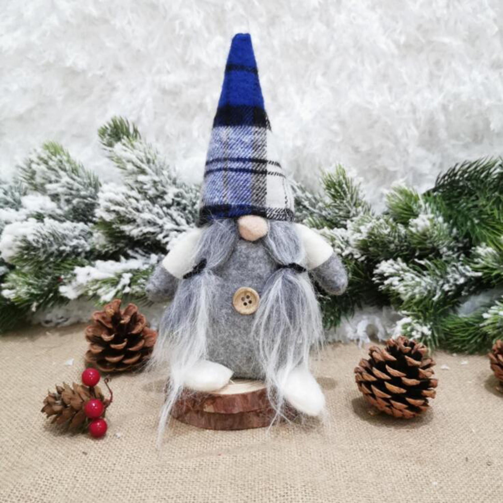 Christmas Clothes Nordic Santa Claus Ornaments Green Forest Land