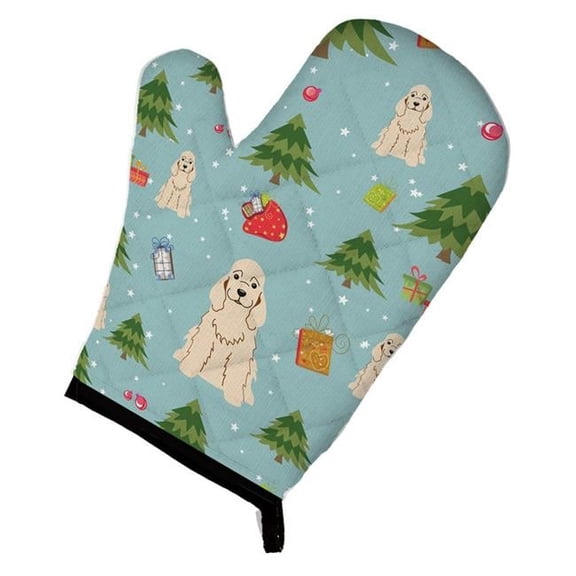 Christmas Cocker Spaniel Buff Oven Mitt