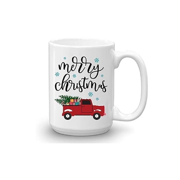 Christmas Coffee 1 Side Mug Merry Christmas Holiday Cup Funny Christmas Movie Mug for Family and Friends