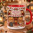 Christmas Coffee Mug Gingerbread Village Bakery Design for Holiday ...