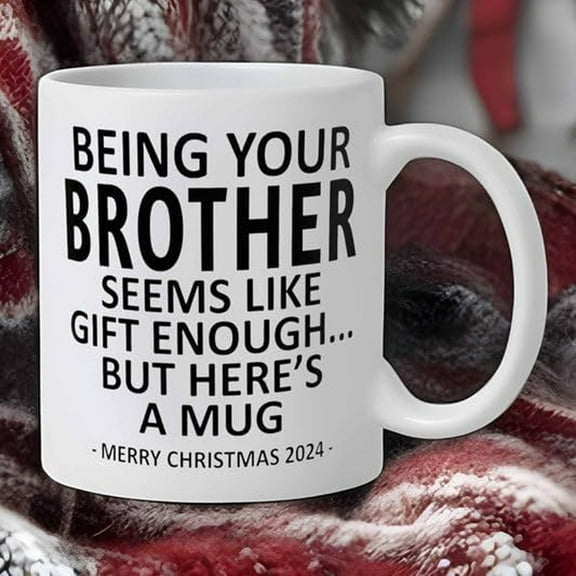 Christmas Coffee Mugs Ceramic Coffee Mug Being Your Father Seems Like Gift Enough Novelty Coffee Maark Mugs Cup Gift for Christmas Special Holiday Birthday