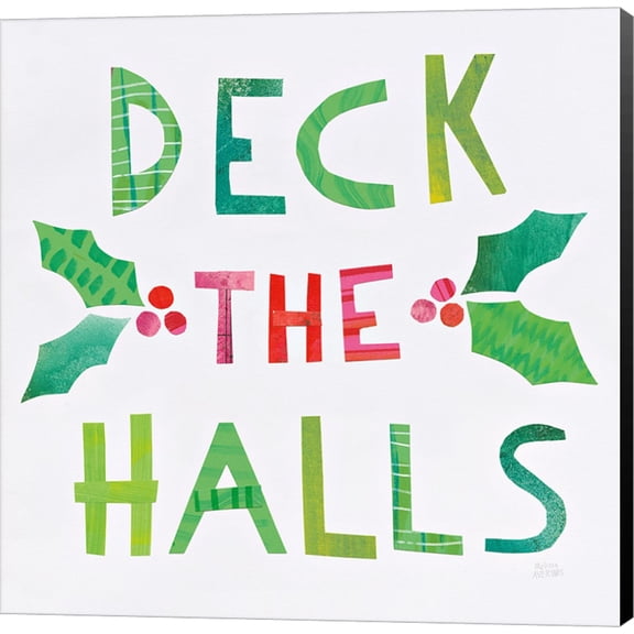 Christmas Collage II by Melissa Averinos, Canvas Wall Art