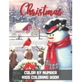 thumbnail image 1 of Christmas Color By Number Kids Coloring Book: A Easy and Fun Way to Learn Color and Number Christmas Holiday Gift For Boys and Girls Ages 4-8. (Fun Activity Book) (Paperback), 1 of 1