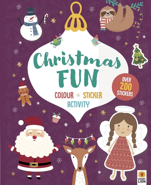 Color, Sticker, Activity Christmas Color, Sticker, Activity Christmas: Christmas Fun, (Paperback)